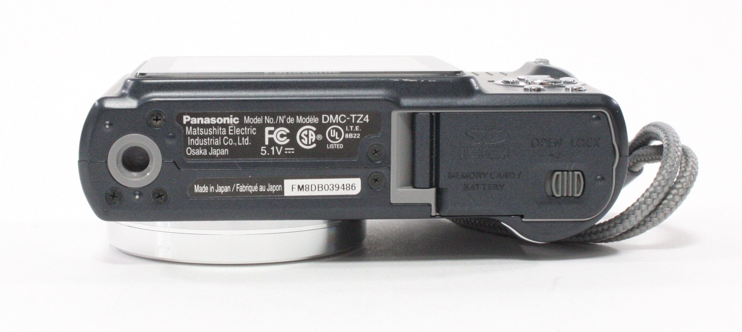 Panasonic Lumix DMC-TZ4 Digital Point-and-Shoot Camera 10x Zoom 8.1mp