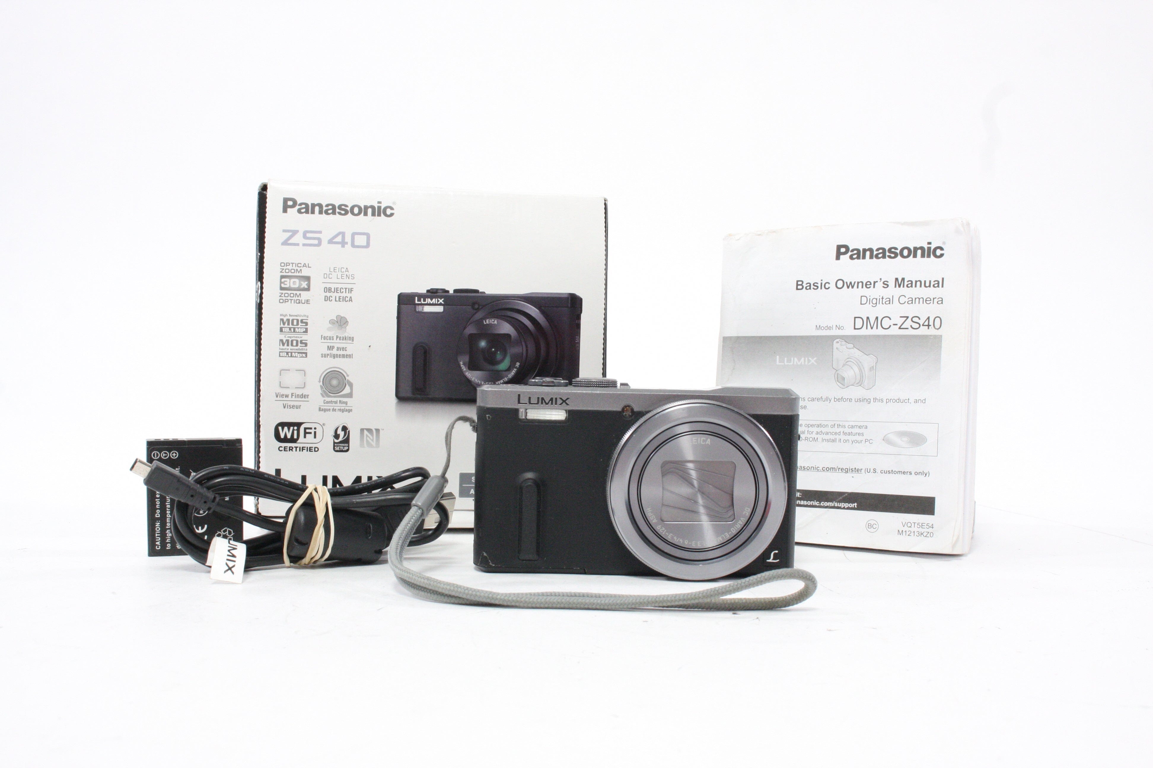 Panasonic Lumix DMC-ZS40 Digital Point-and-Shoot Camera 30x Zoom 18.1mp