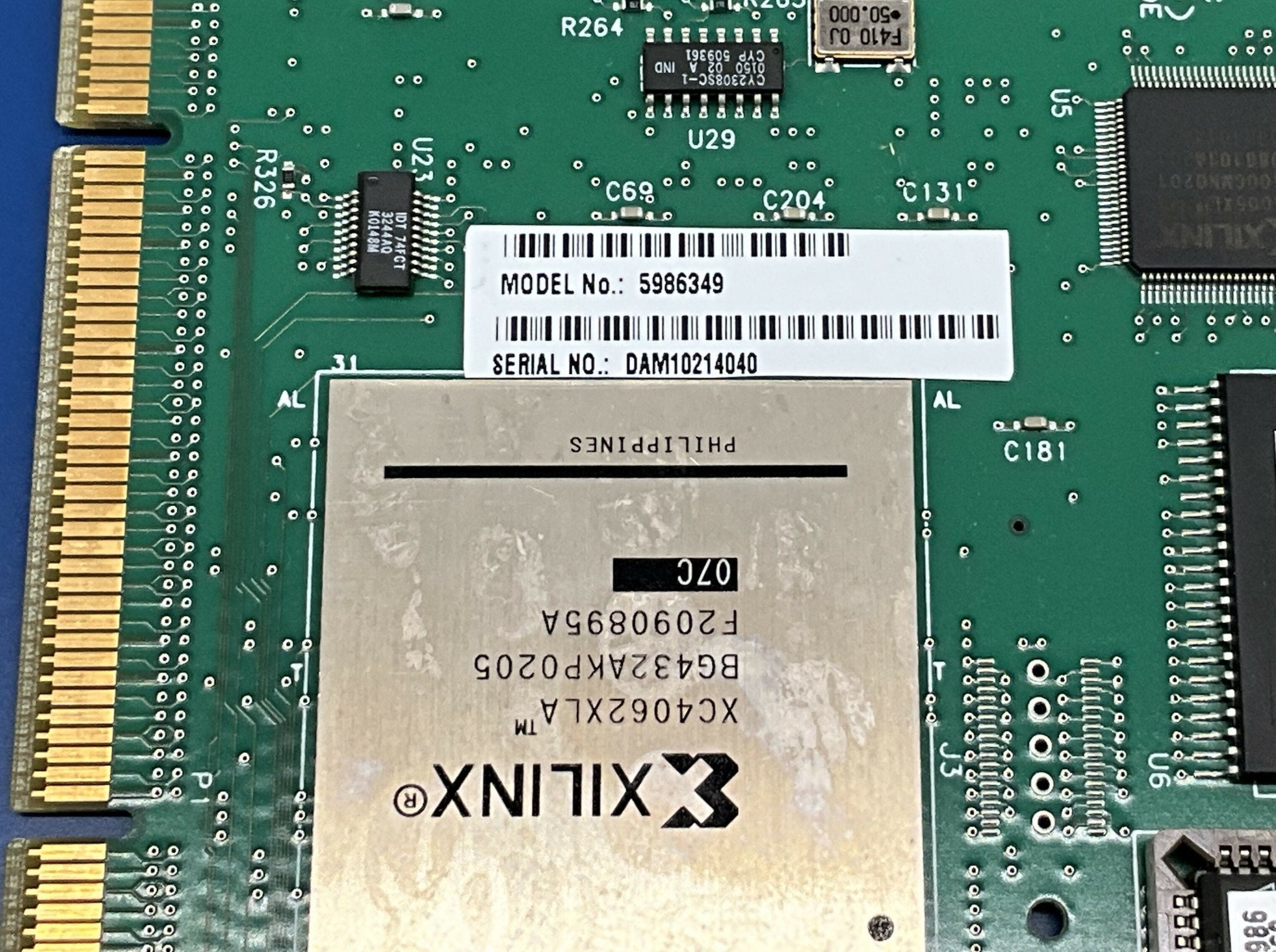Siemens 5986349 - PCA DAM1 Data Acquisition Board Rear View | Alo Tech Solutions