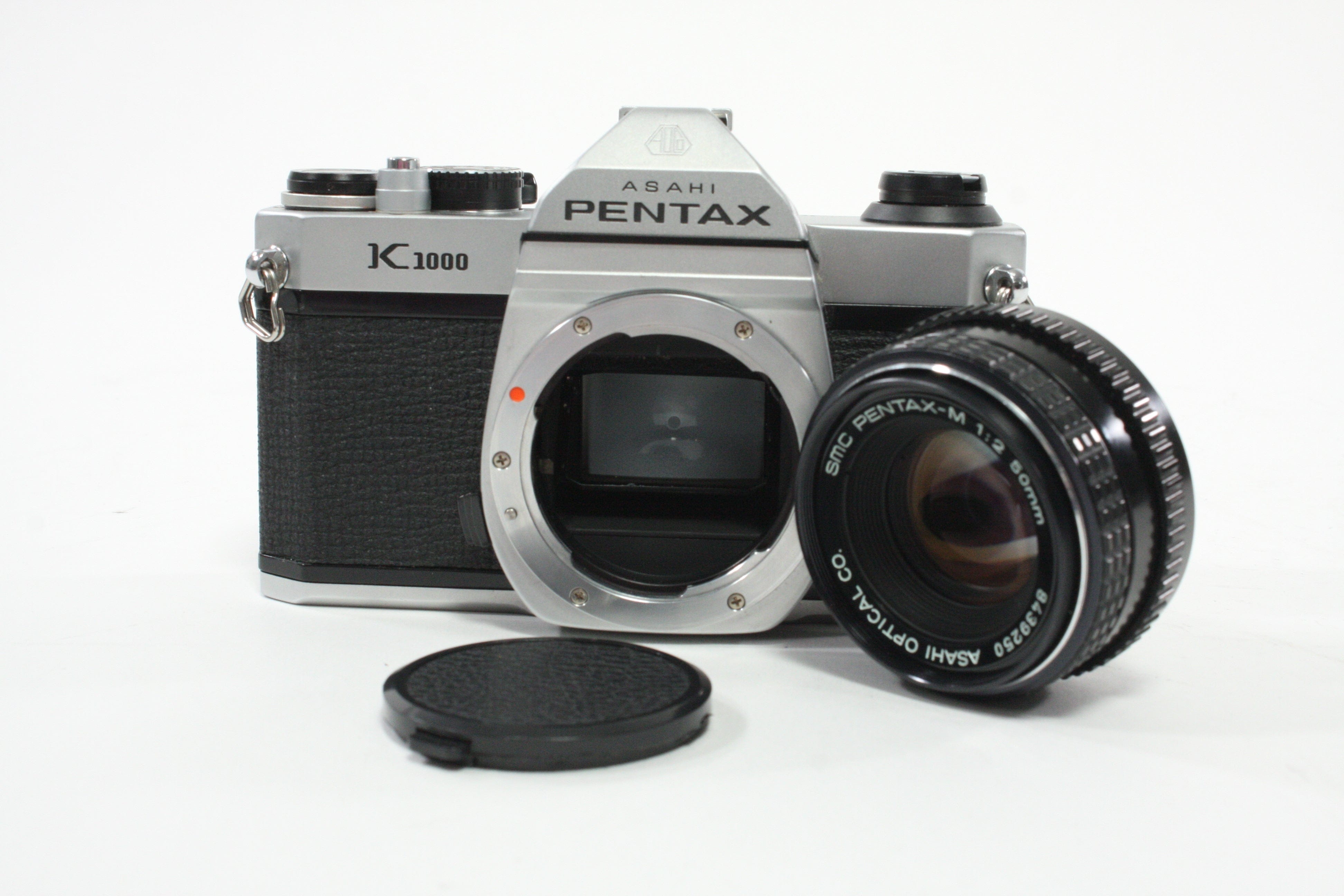 Pentax Asahi K1000 35mm SLR Camera with 50mm f/2 SMC Pentax-M Lens