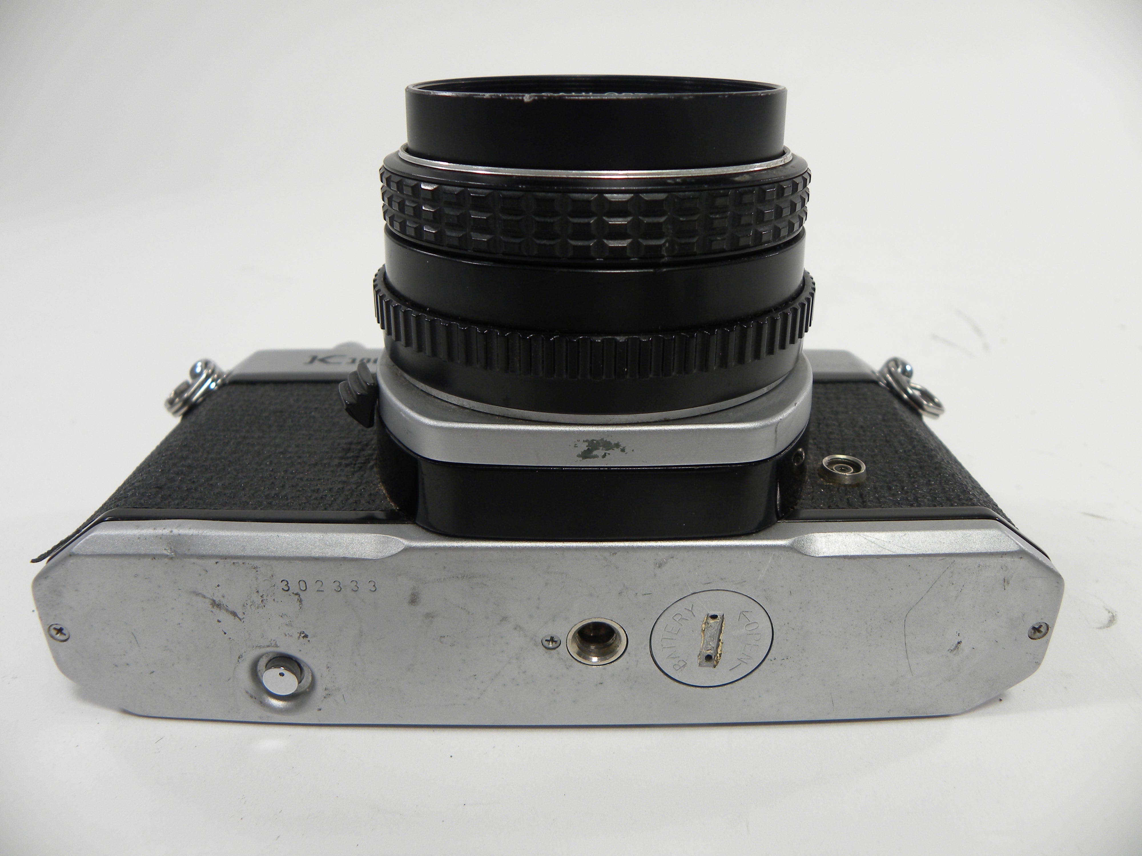 Pentax K-1000 35mm SLR w/Pentax-M  SMC 50mm f2 AS IS  (parts)