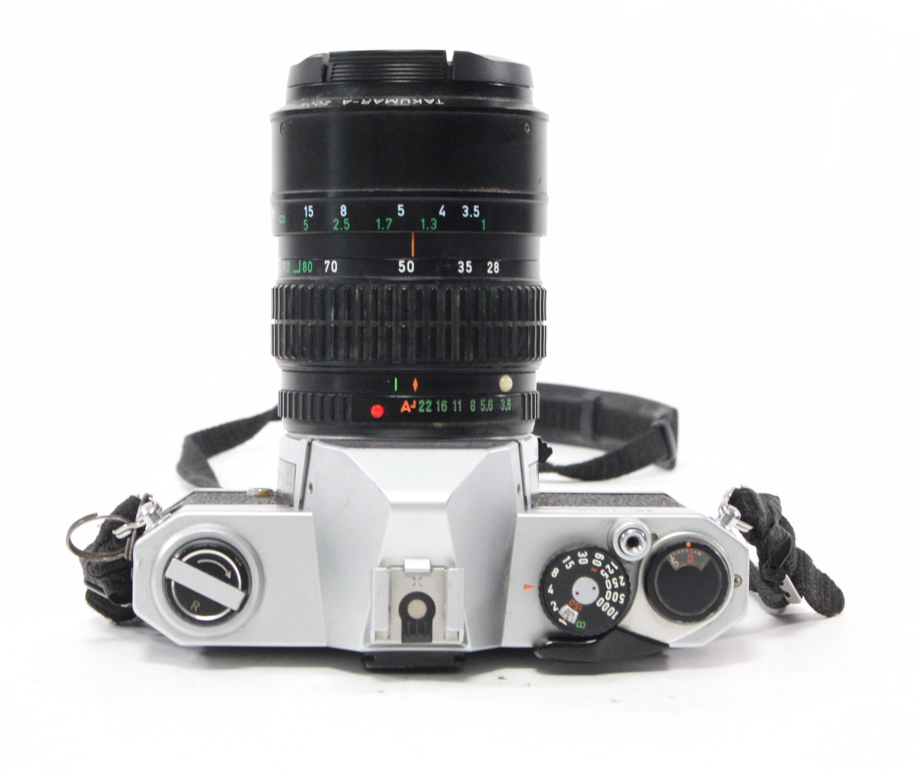 Pentax K1000 35mm SLR with a Tamron 28-70mm f/3.5-4.5 Lens