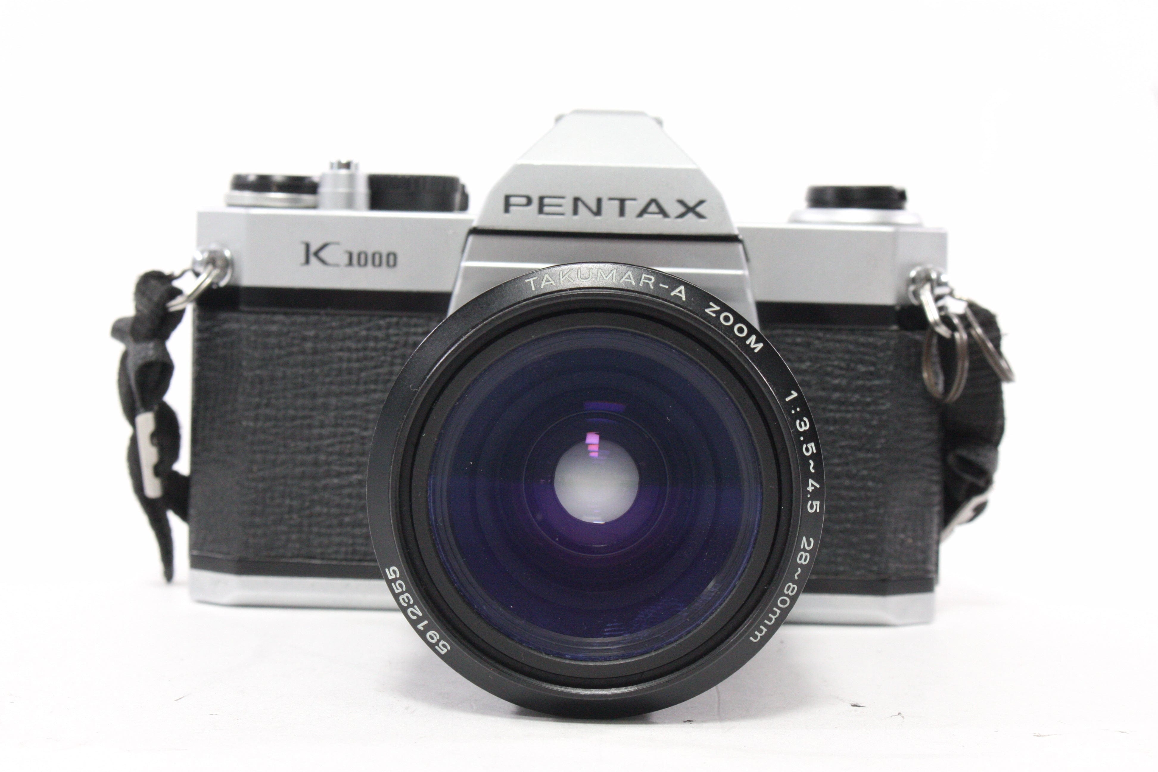 Pentax K1000 35mm SLR with a Tamron 28-70mm f/3.5-4.5 Lens