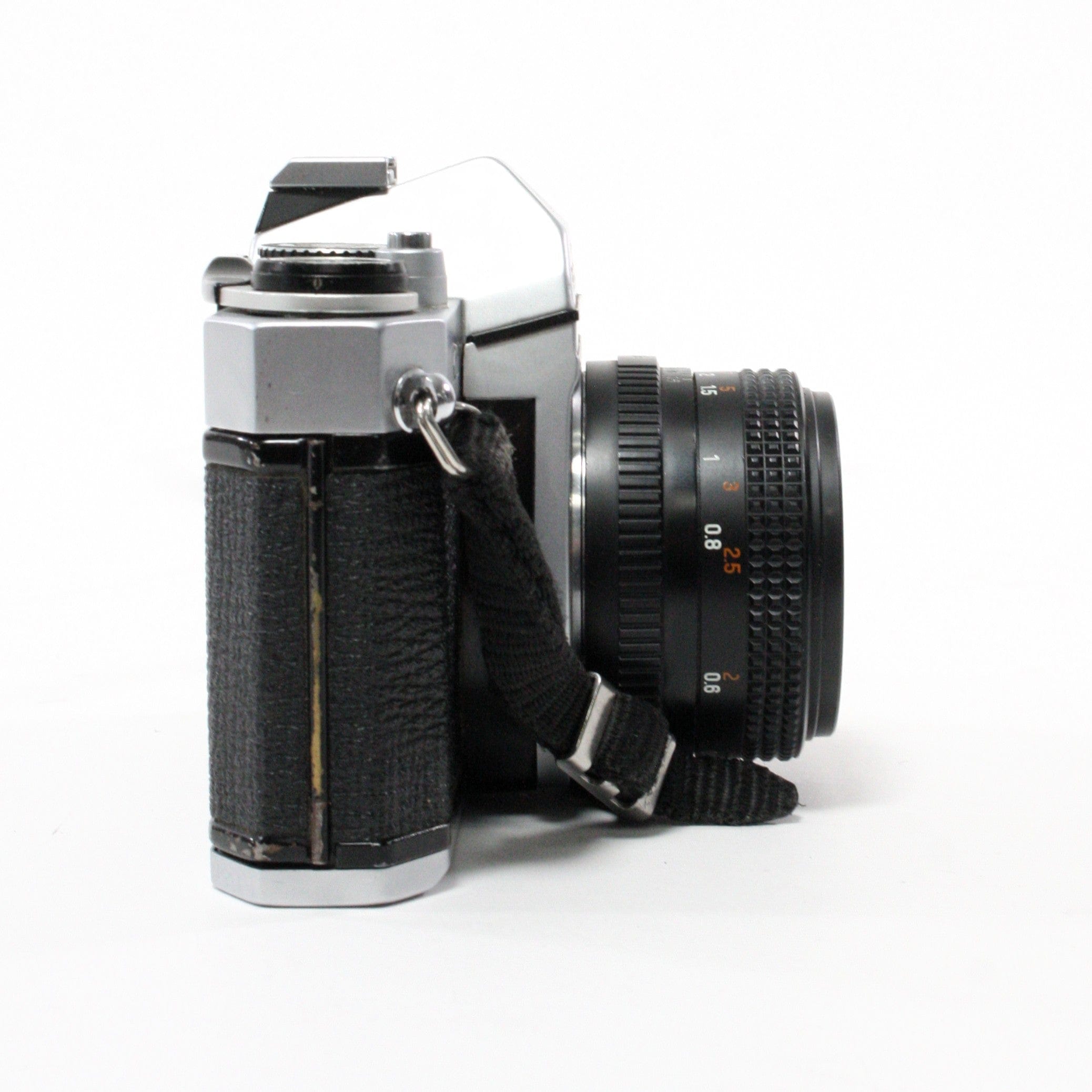 Pentax K1000 with Chinon 50mm f/1.8 lens