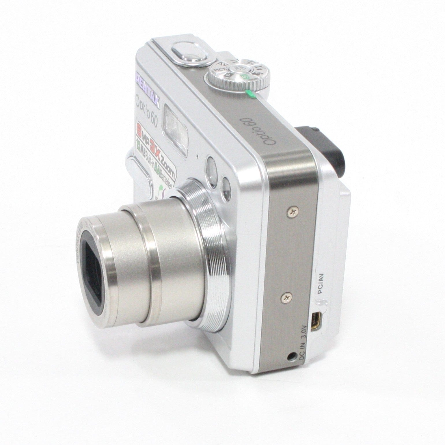 Pentax Optio 60 3x Zoom 6.0mp Point and Shoot Digital Camera