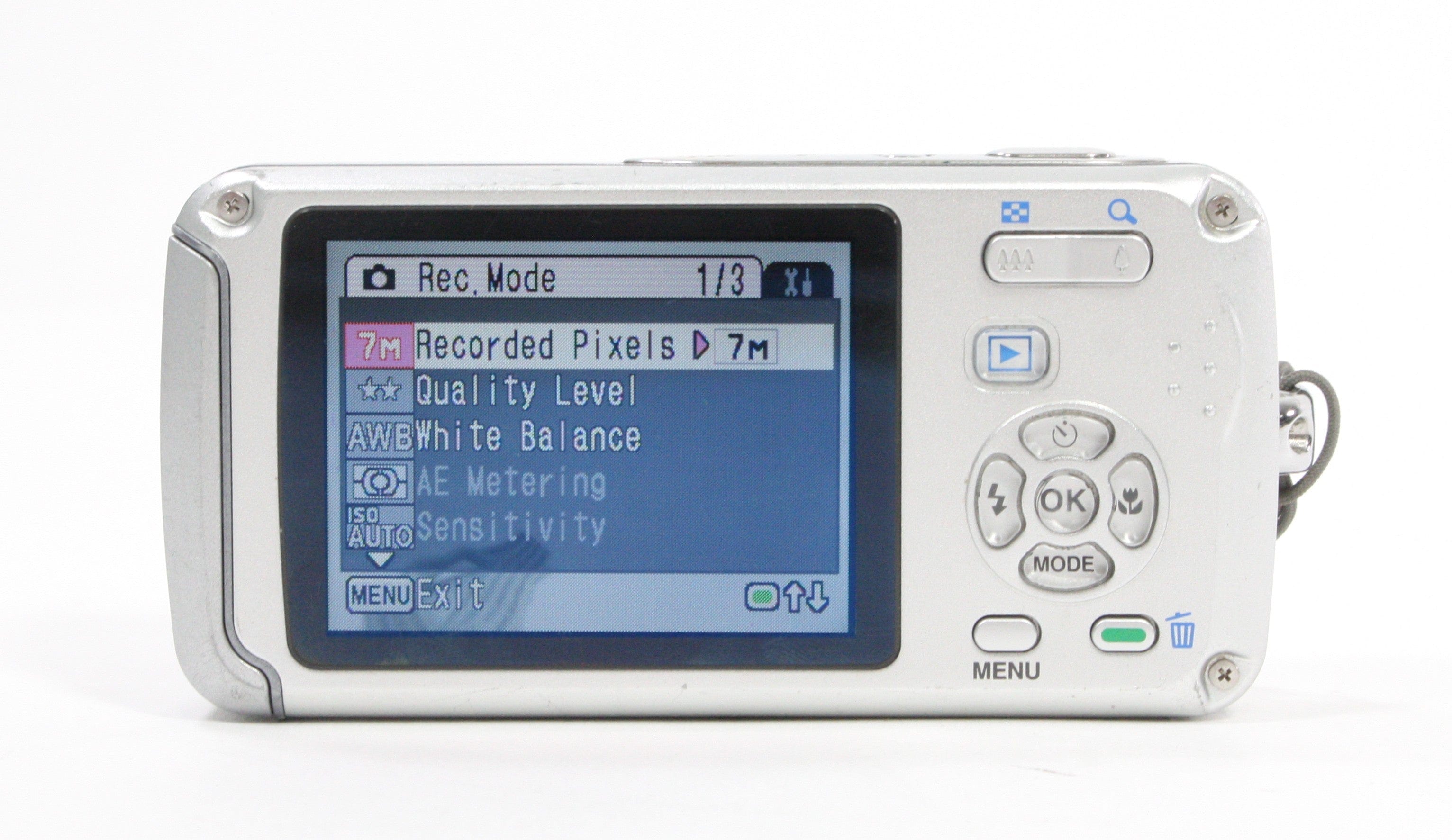 Pentax Optio W30 Waterproof Digital Camera 3x Zoom 7.1mp