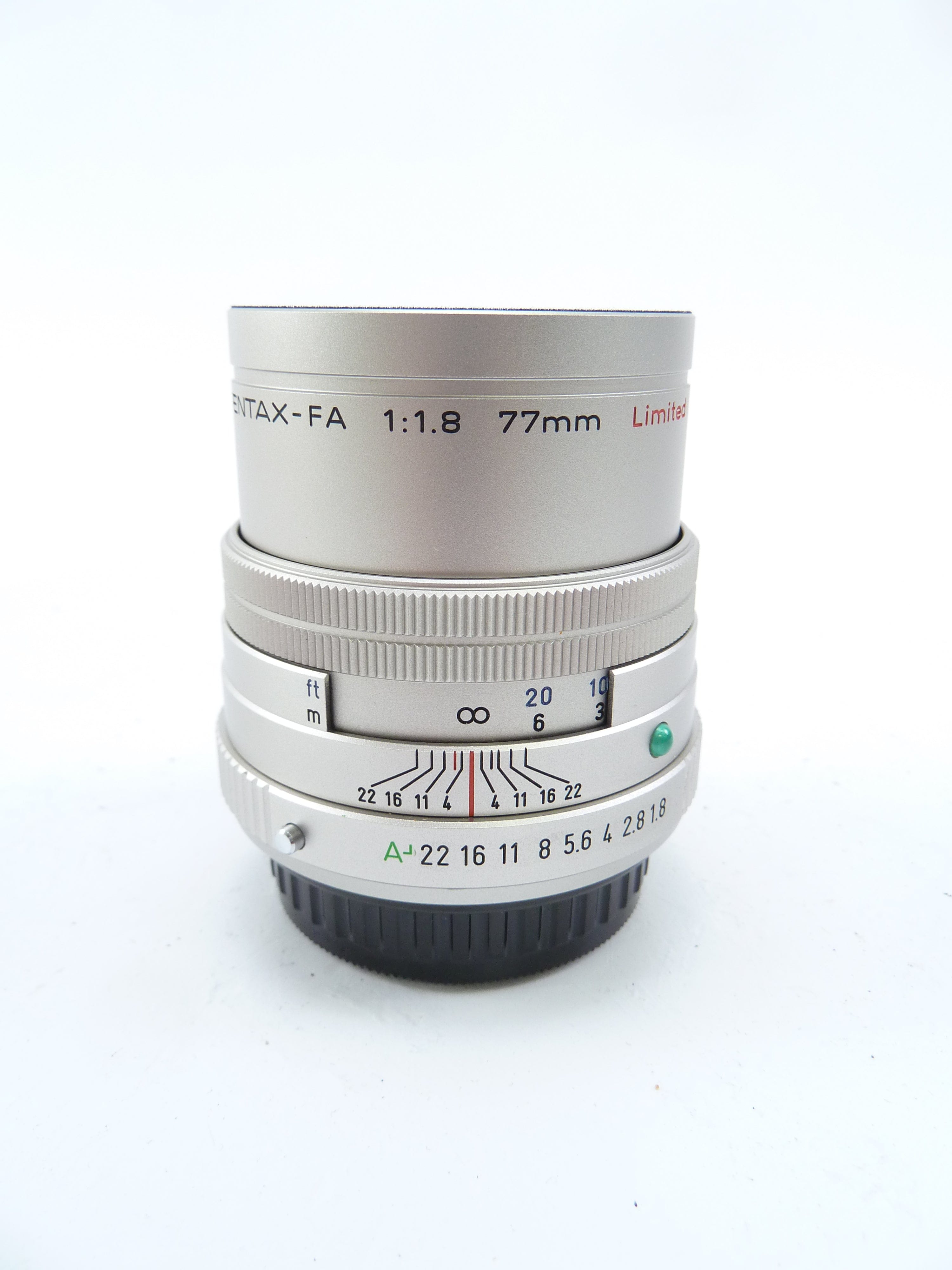 Pentax SMC FA 77MM F1.8 Limited Lens