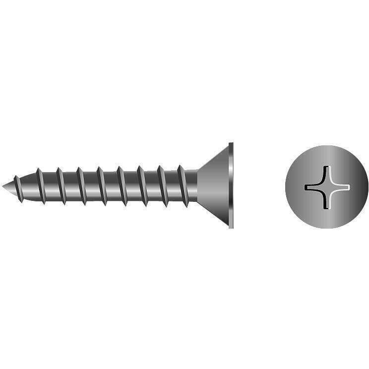 Seachoice 59518 Stainless Steel Phillips Machine Screw - Flat Head