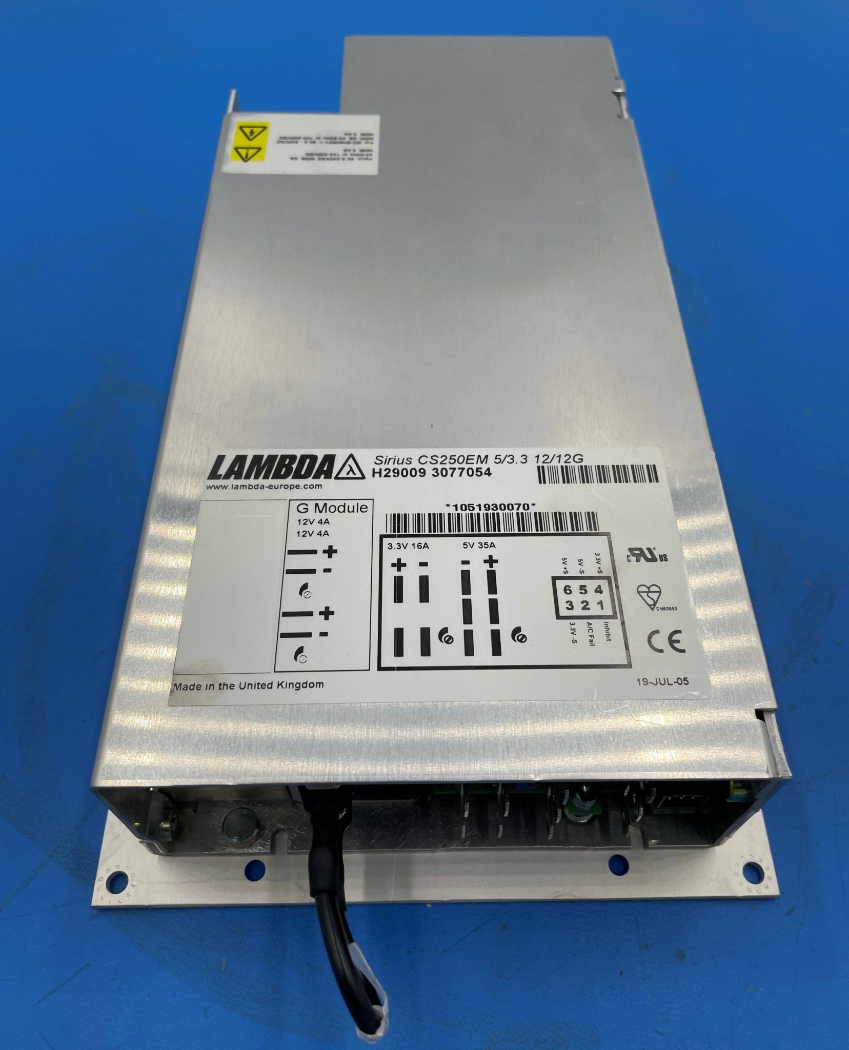 Power Supply CS250EM (H29009/3077054 Siemens/Lambda