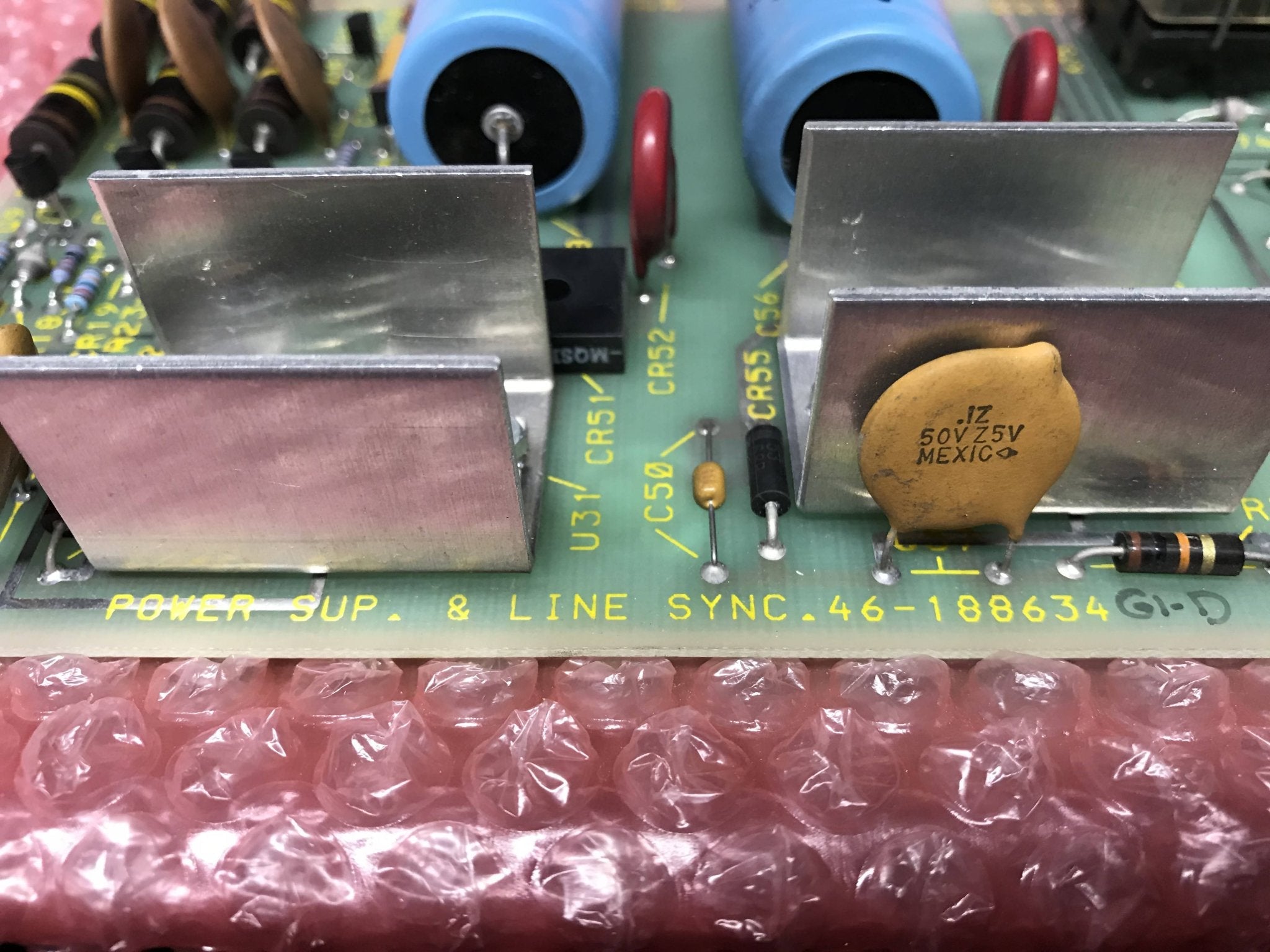 Power Supply & Line SYNC (46-188634 G1-D GE