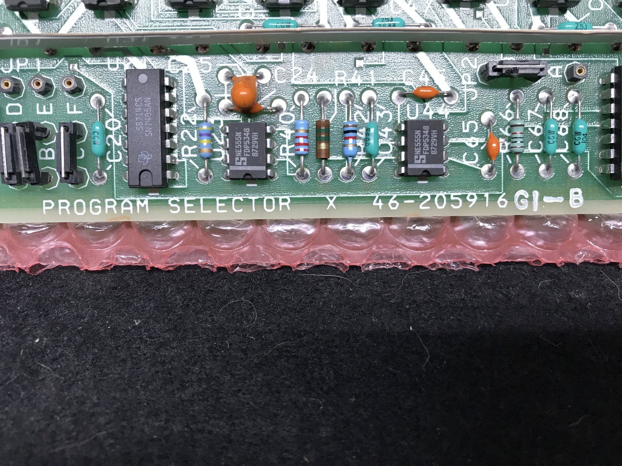 Program Selector X Board (46-205916G1-B GE