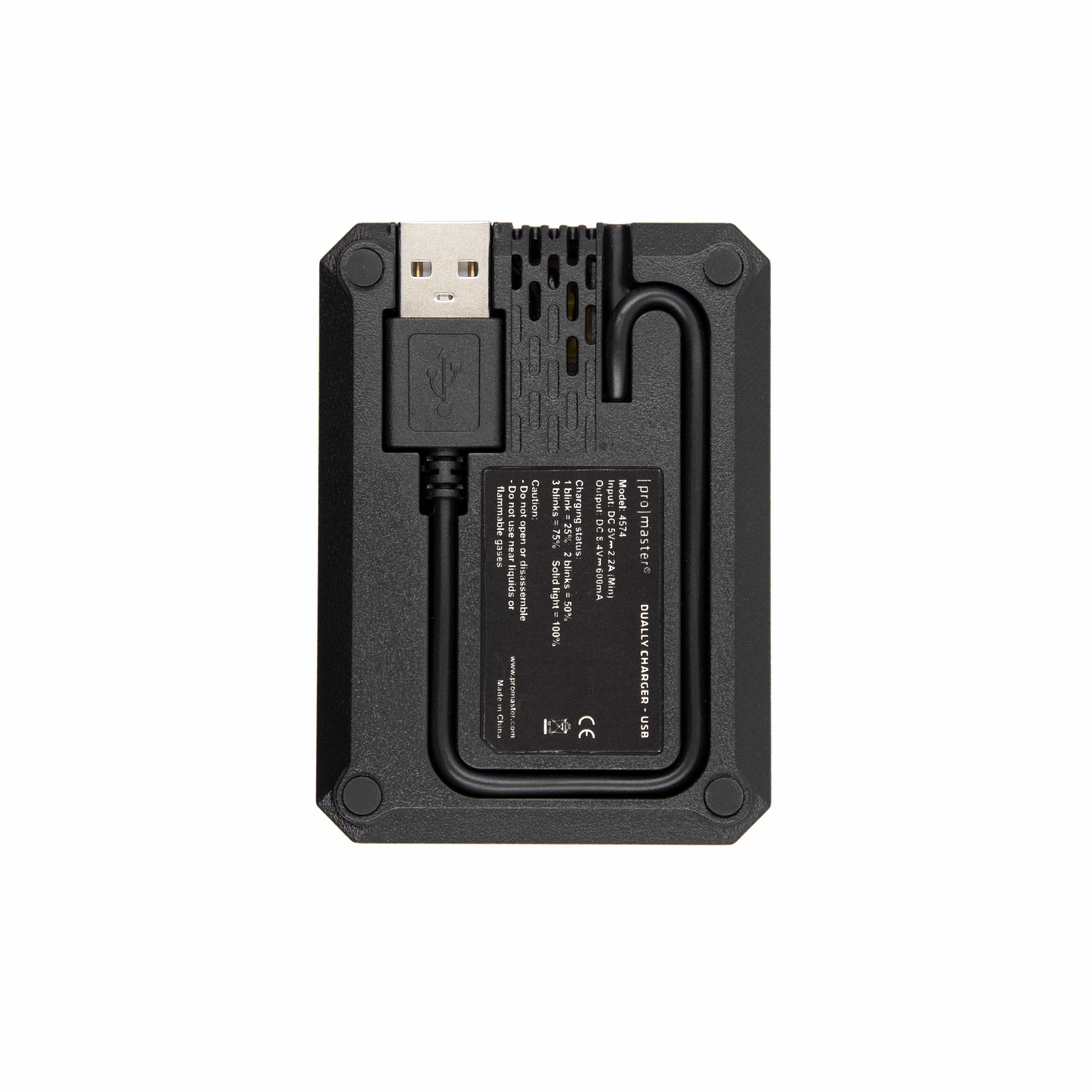 Promaster Dually Charger - USB for Fujifilm NP-W126(S)