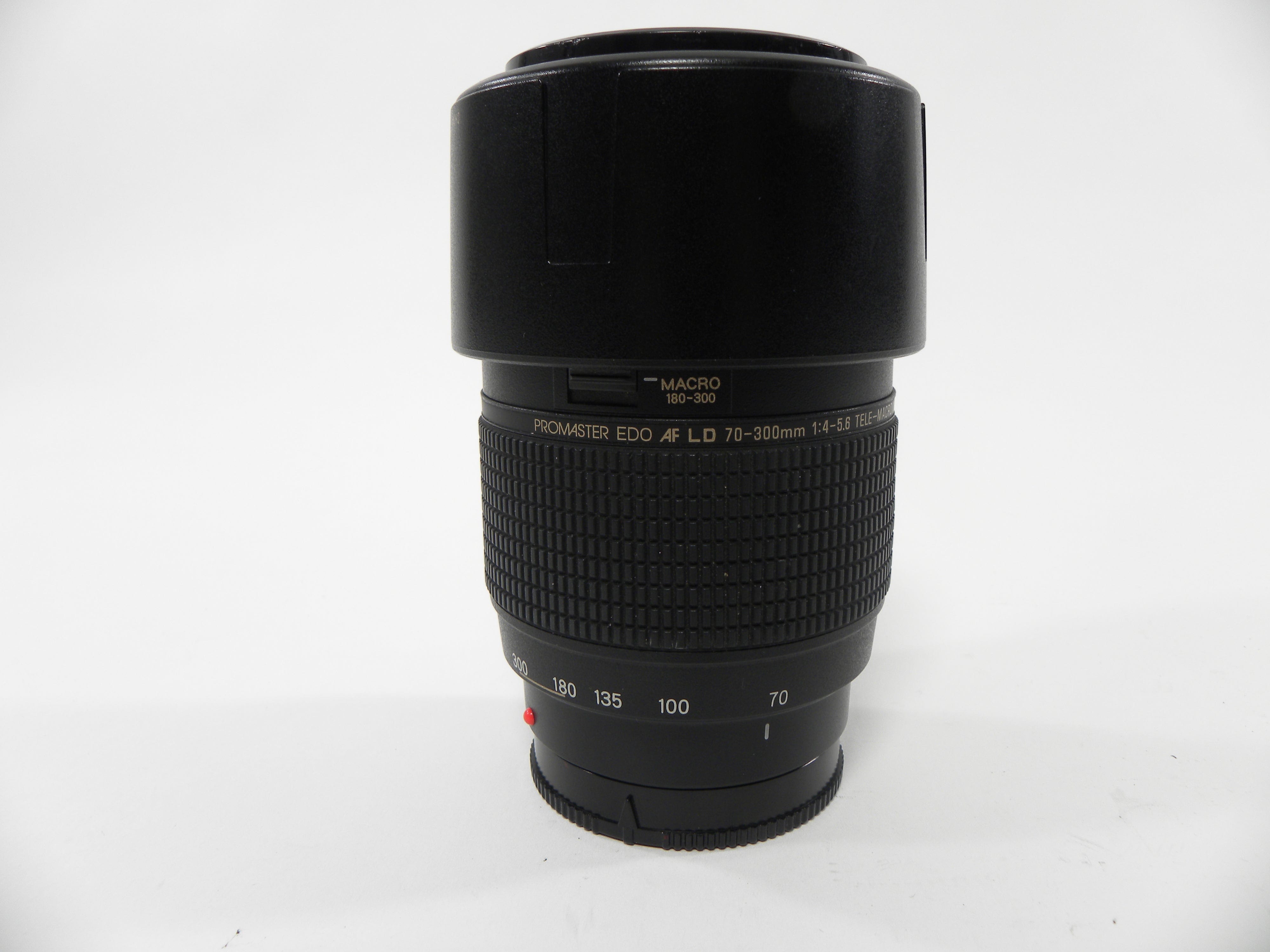 Promaster EDO AF LD 70-300mm f4-5.6 Tele-Macro A Mount lens