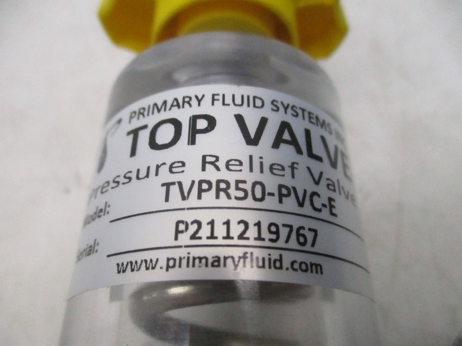 PRIMARY FLUID SYSTEMS TVPR50-PVC-E 15-150PSI 140'F NSNP