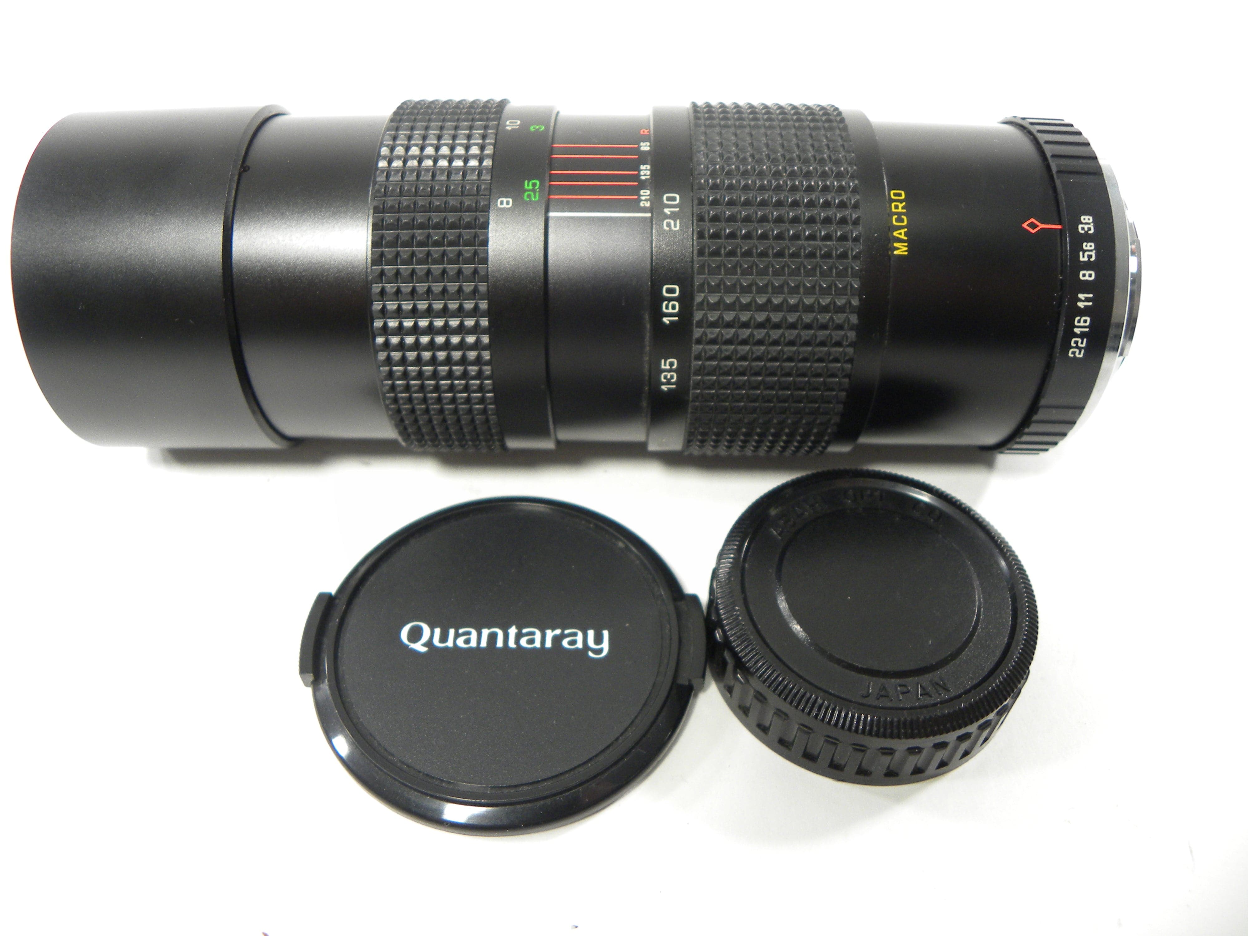 Quantaray MC Auto Zoom 85-210mm f3.8 Macro PK Mount