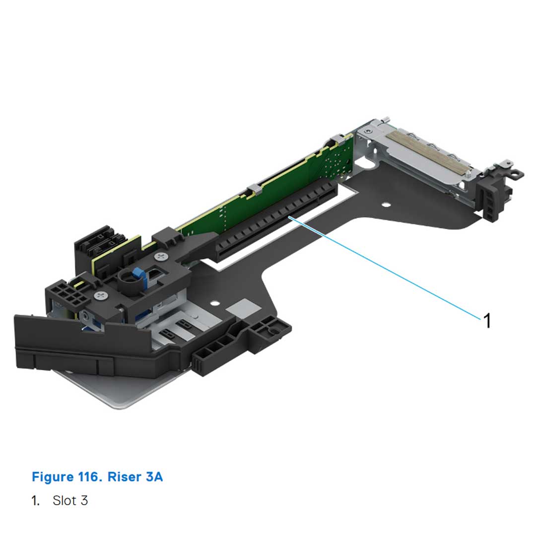 R2T + R3A Riser Configuration 8 | Dell PowerEdge R6615