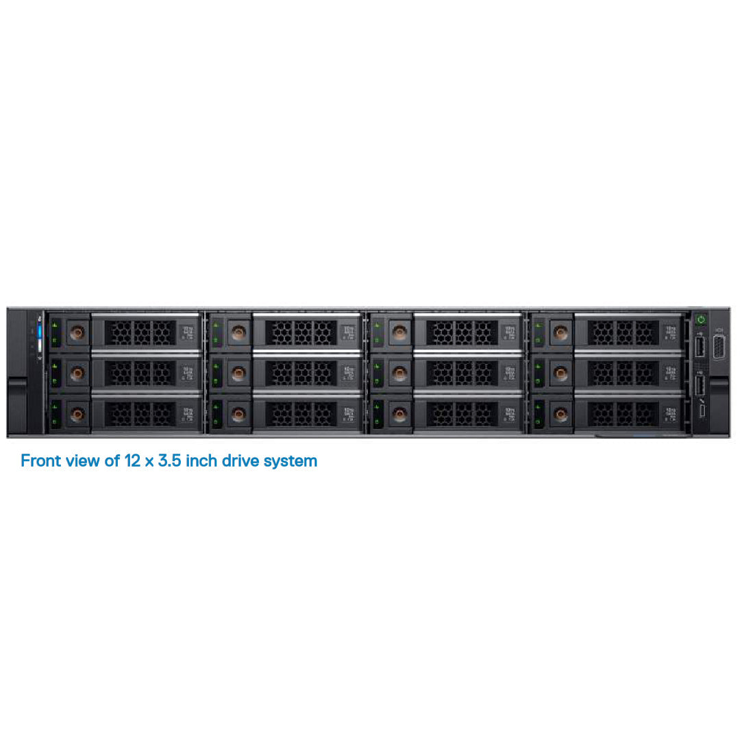 12x 3.5" SAS/SATA Rack Chassis | Refurbished Dell PowerEdge R740xd