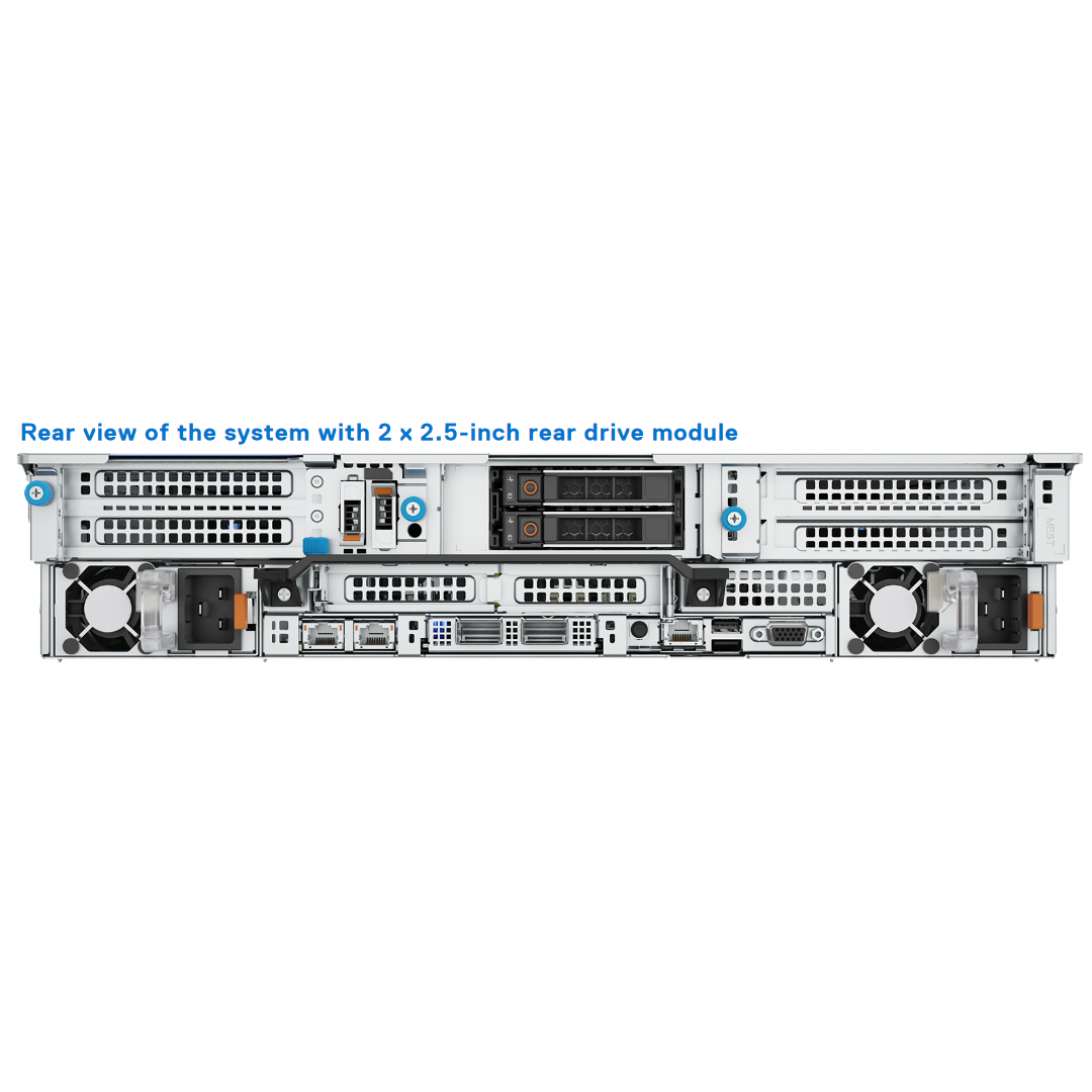 Dell 16th Gen 2xSFF Stacked Rear Drive Cage