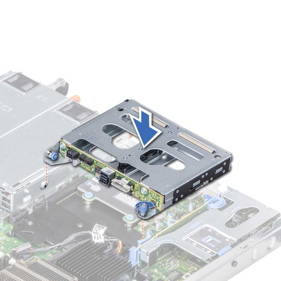 Dell R640 Dual SFF Rear Drive Cage