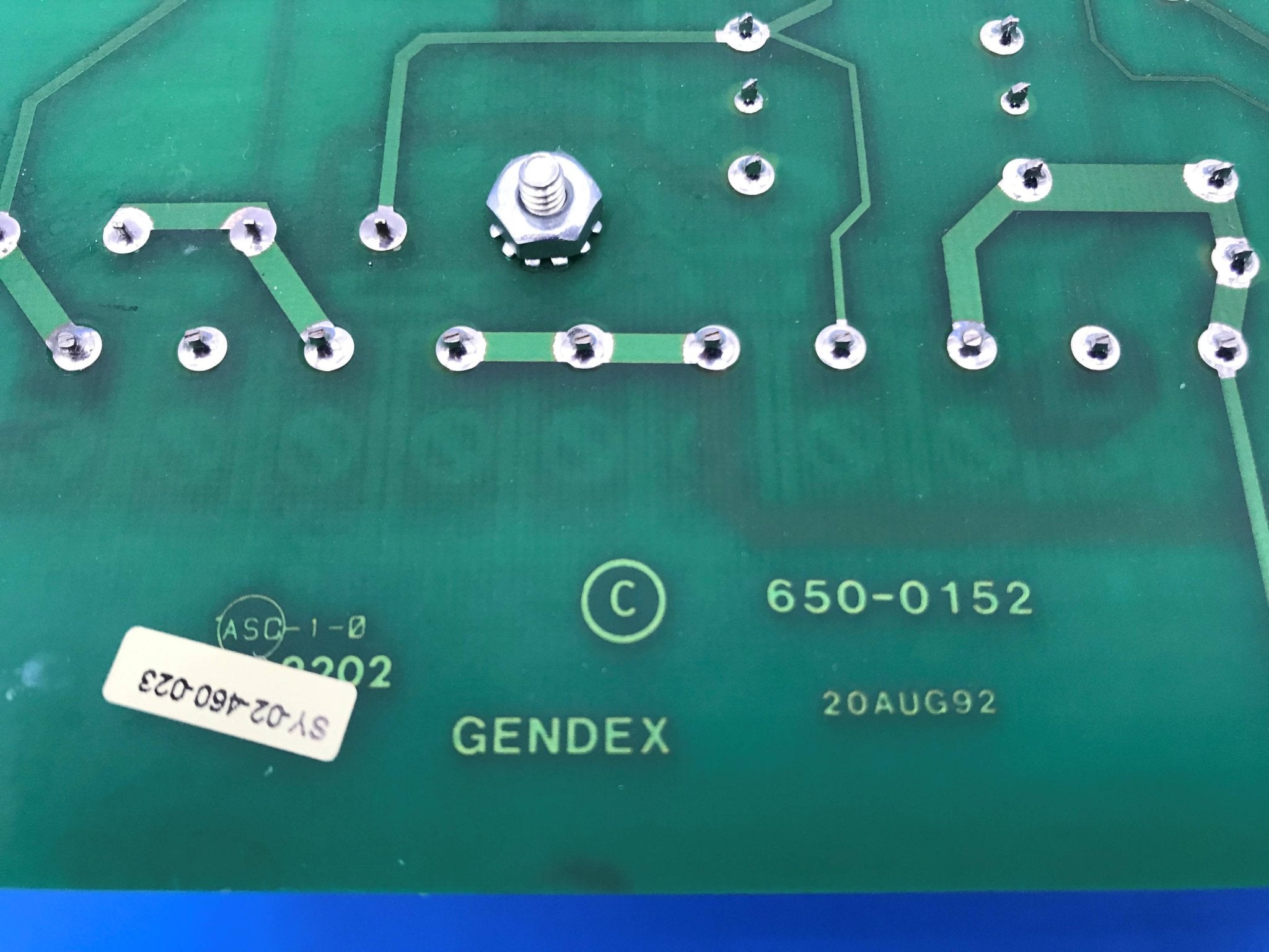 Relay Control Board (124-0152 G.1 Gendex/Del Medical