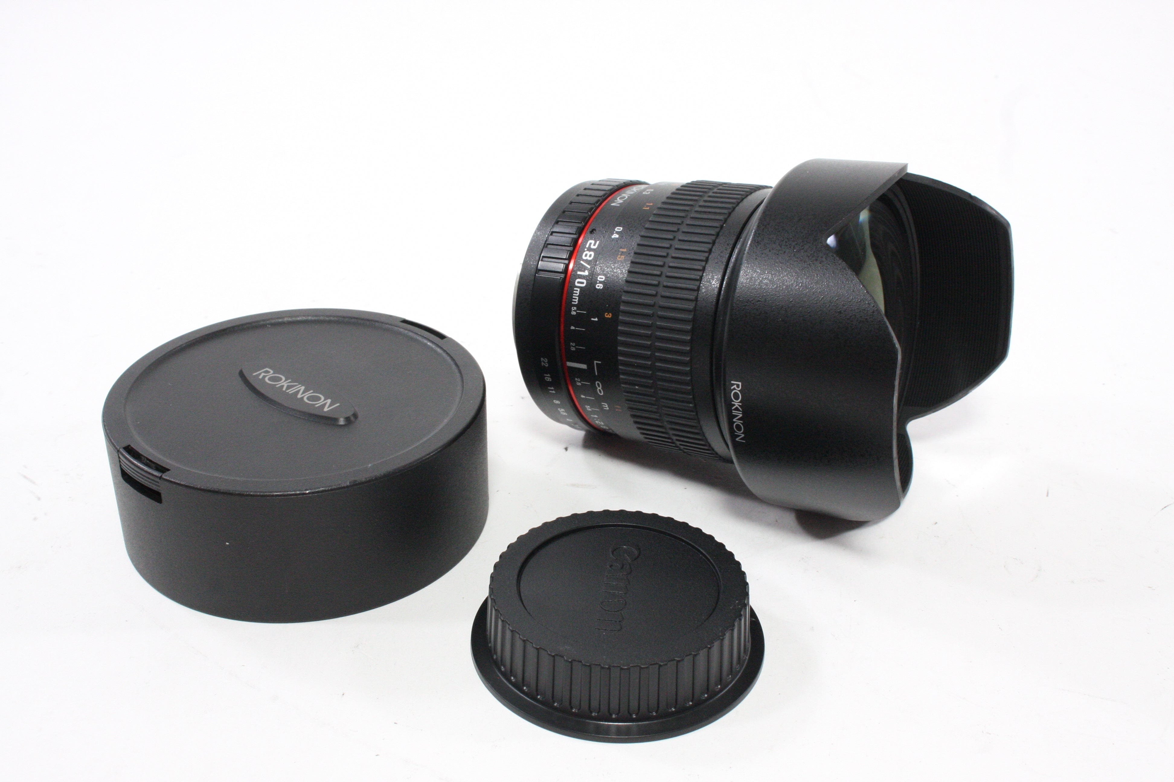 Rokinon 10mm f/2.8 ED AS NCS CS Manual Focus Lens for Canon EF Mount