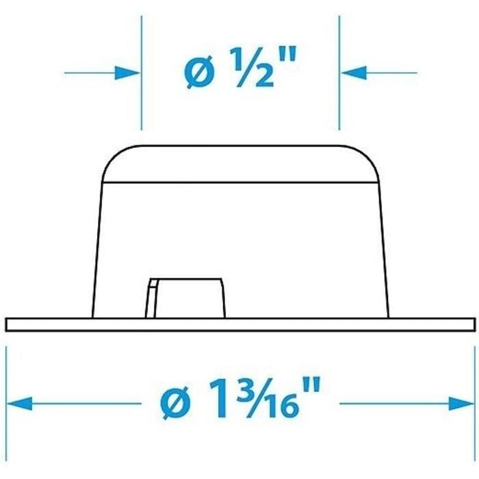 Seachoice 55751 Zinc Plated Steel Roller Shaft Includes 2 Pal Nuts