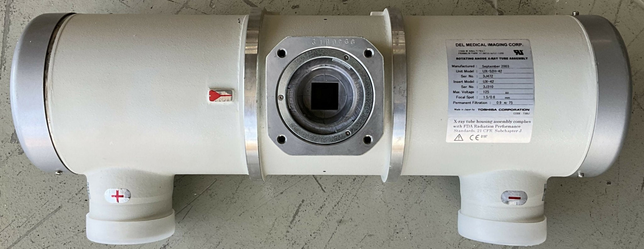 ROTATING ANODE X-RAY TUBE (UX-52H-42/UX-42) GE