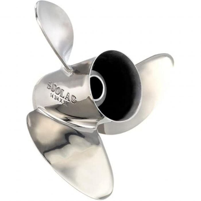 Solas 9551-148-19 Rubex HR3 SS 3-Blade Propeller, RH, 14.75 x 19, Interchangeable Hub, 4-3/4" Gearcase