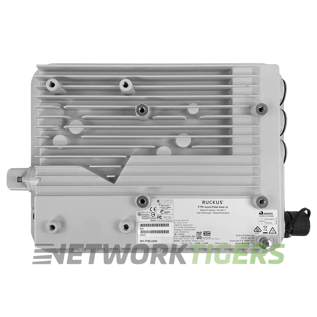 NEW Ruckus 901-T750-US02 4x4:4 Wi-Fi 6 Outdoor Wireless AP w/ 2.56Gbps Backhaul