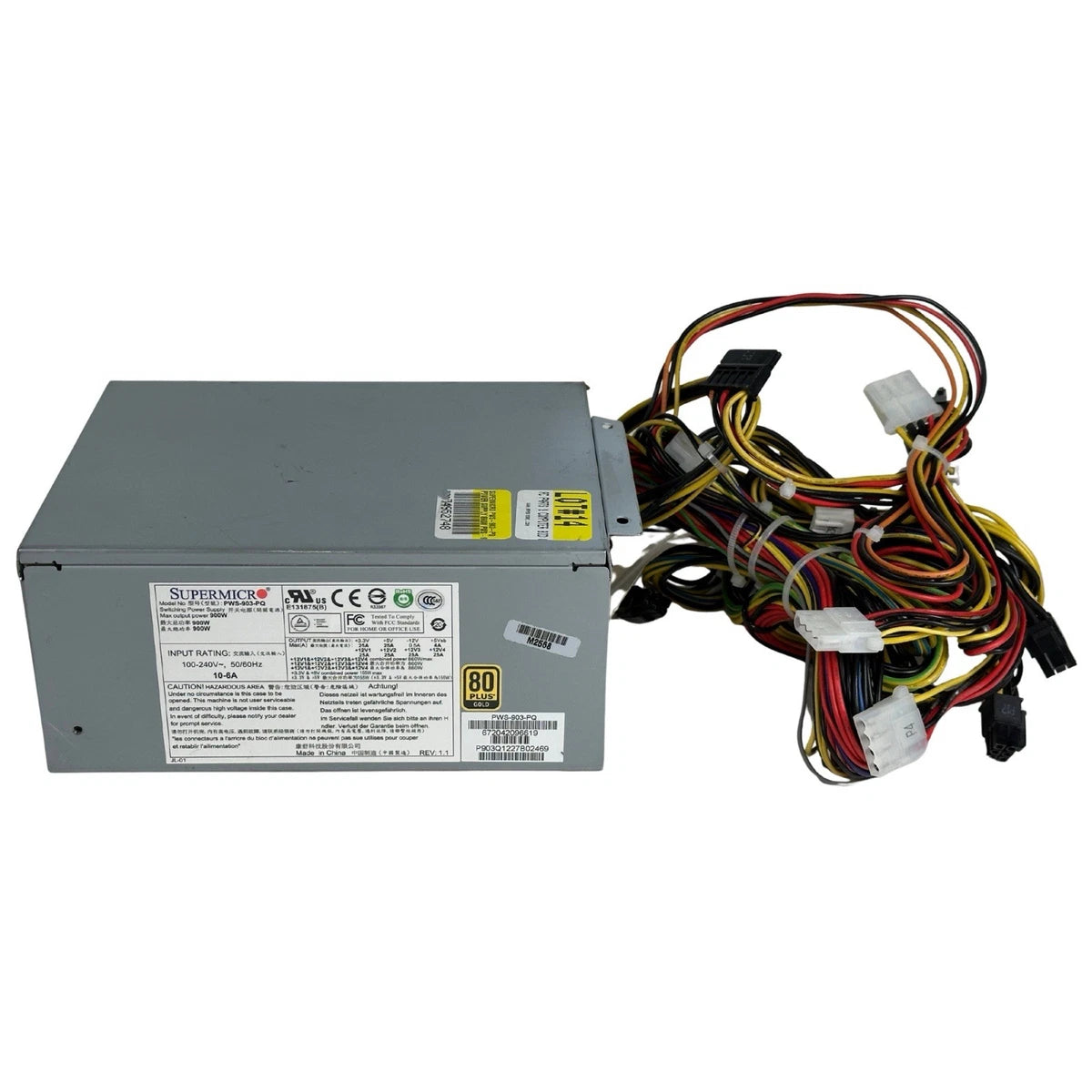 SuperMicro PWS-903-PQ 900W Switching Power Supply Unit 80 Plus Gold - Read|167912285649