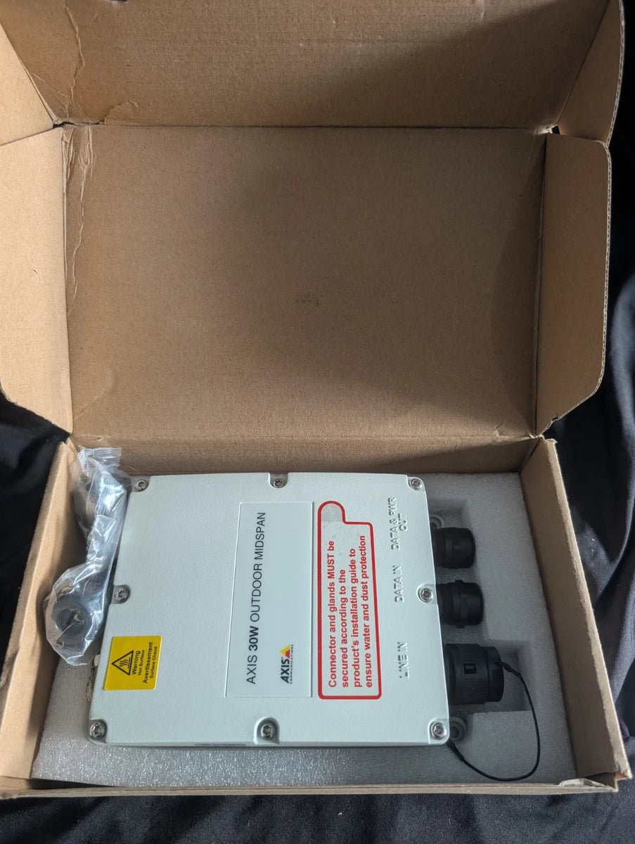 Axis 01944-001 30W Outdoor Midspan Poe Injector|267448073399