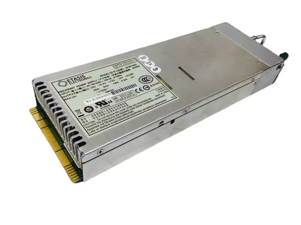 Etasis EFRP-603 600W PSU 100-240V AC Redundant Switching Hot Swap Power Supply|356495543093
