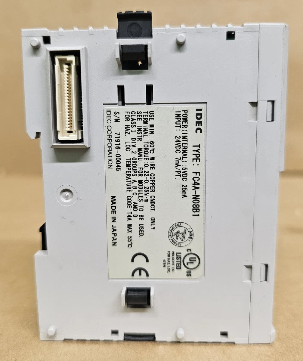 IDEC FC4A-N08B1  24VDC MODULE|296601462705