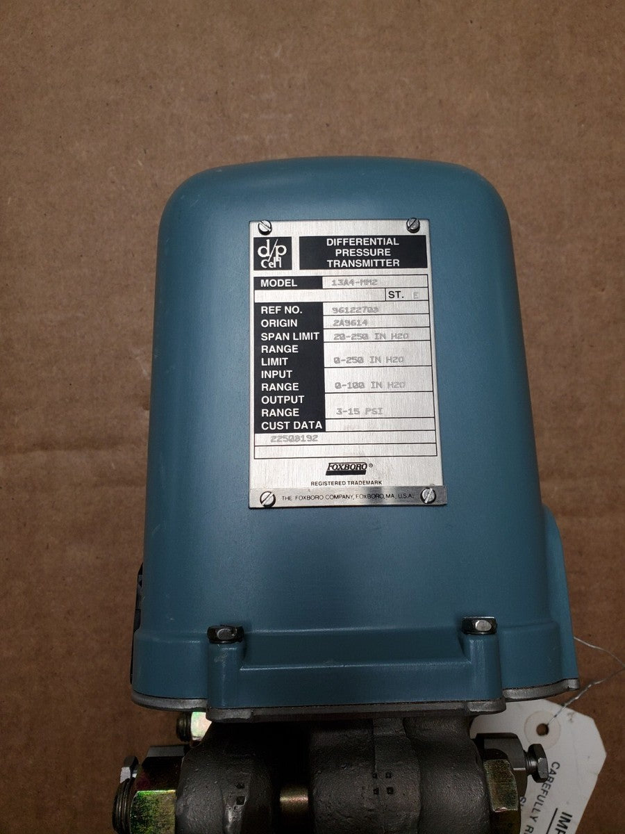 Foxboro 13A4-MM2 (Monel) Differential Pressure Transmitter|335642435316