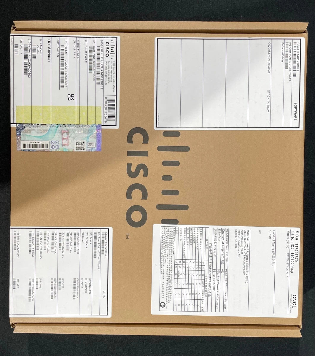 NEW Cisco Catalyst C9200L-STACK-KIT Network Stack Kit - Sealed Same Day Shipping|267038828680