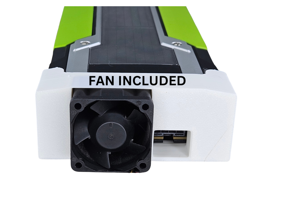 Nvidia Tesla GPU Cooling Fan Shroud K60 M40 P100 Accelerator Card EXTRA SMALL AI|285553506184