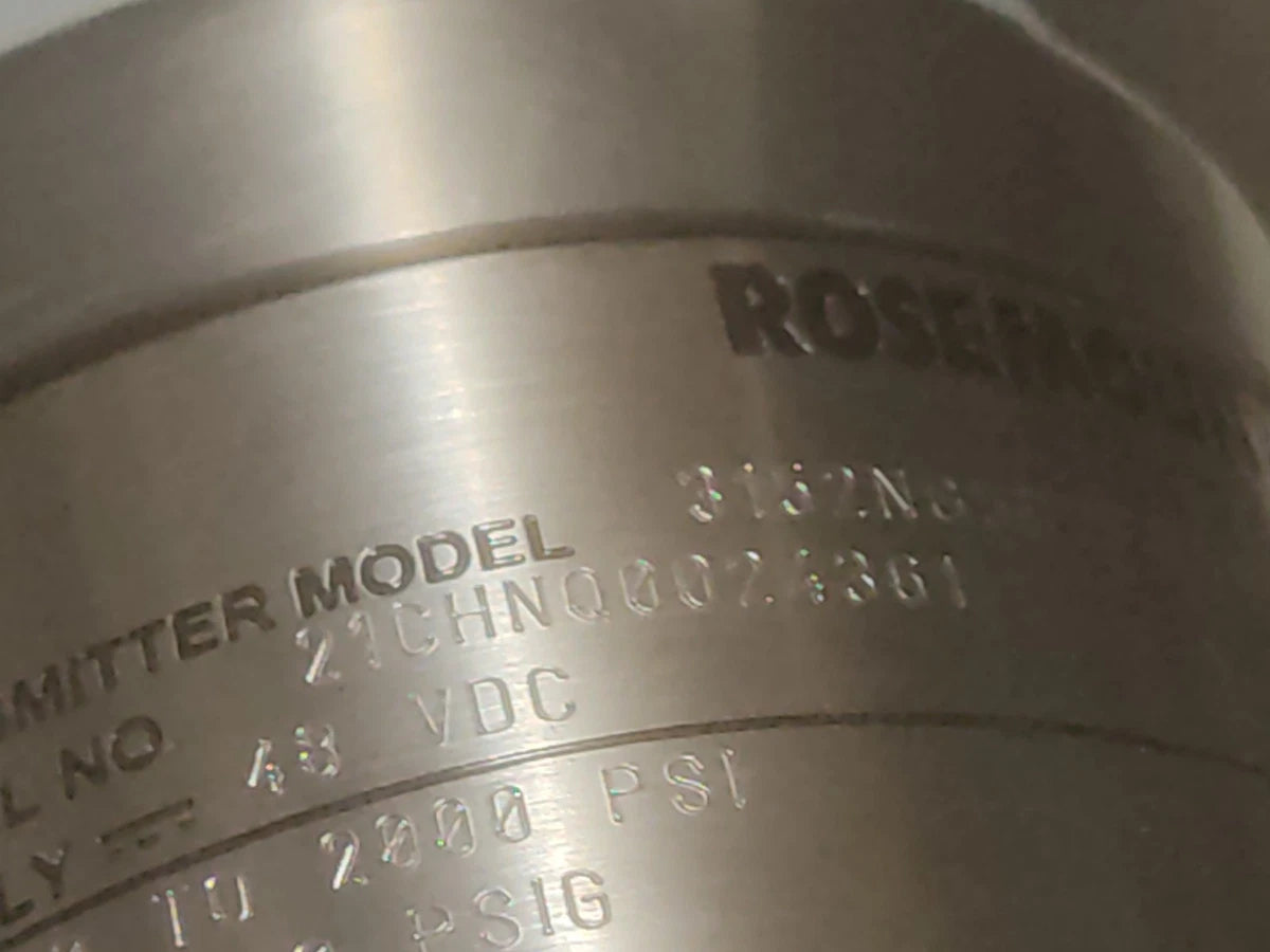 Rosemount 3152N Nuclear Differential Pressure Transmitter 0–2000 PSI 48VDC