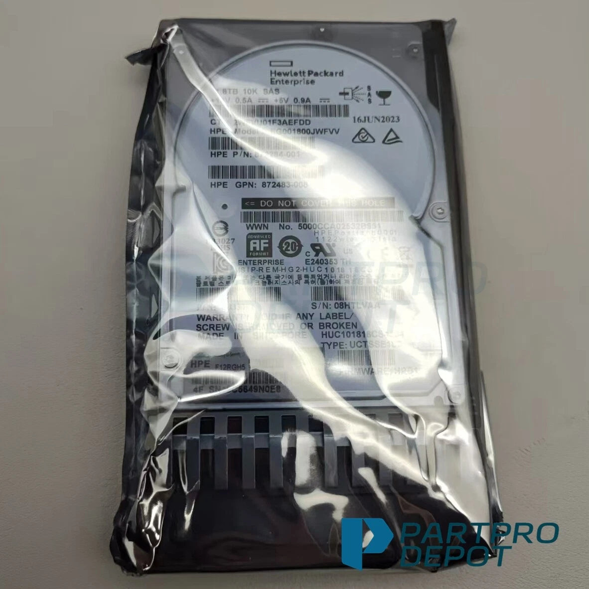 New HPE J9F49A 787649-001 MSA 1.8TB 2.5" SAS 10K 12G SFF BC HDD Hard Drive|196960089985