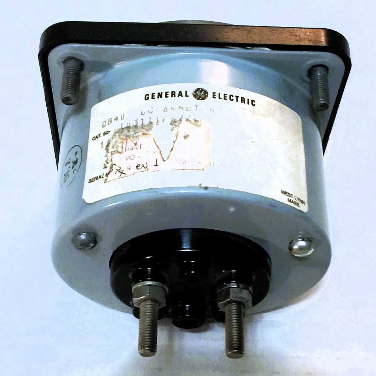 GENERAL ELECTRIC DB40 DC AMMETER 0-400 DC AMPERES 103111FA772|305967889186