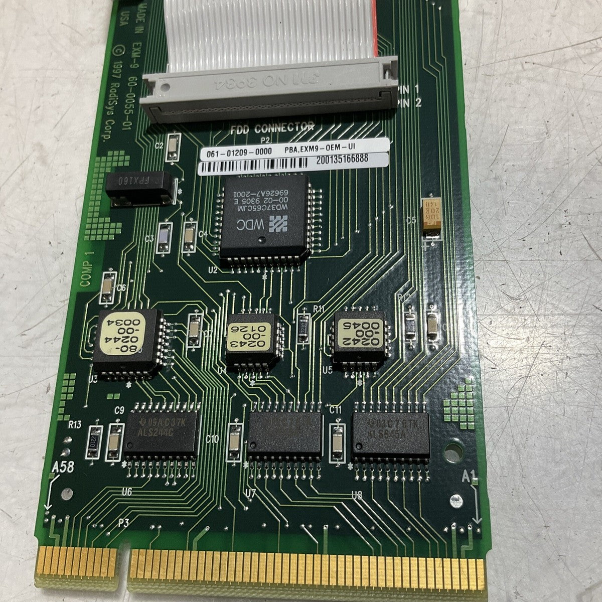 RADISYS CORP EXM-9 IDE DISK CTRL CONTROL CIRCUIT BOARD U3S