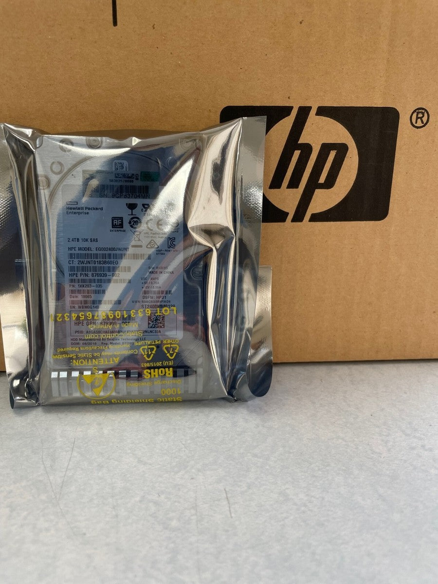 876939-002,EG002400JWJNT HPE 2.4TB 10K 12G SFF SAS HD|115812684197