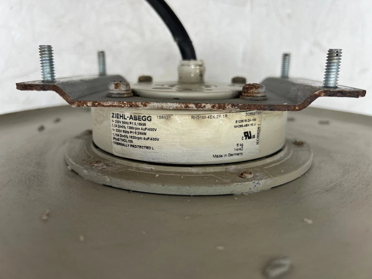 ZIEHL-ABEGG RH31M-4EK.2F.1R Centrifugal Cooling Fan, 230VAC (Used)|267413430183