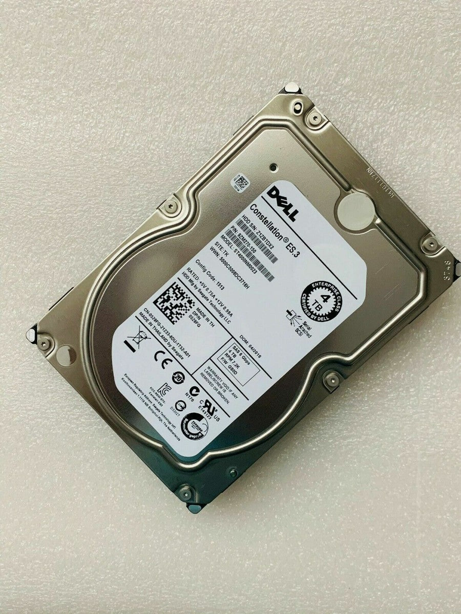 Dell 529FG ST4000NM0023 4TB 7.2K 6G 128MB Cache 3.5" SAS HDD Hard Drive A