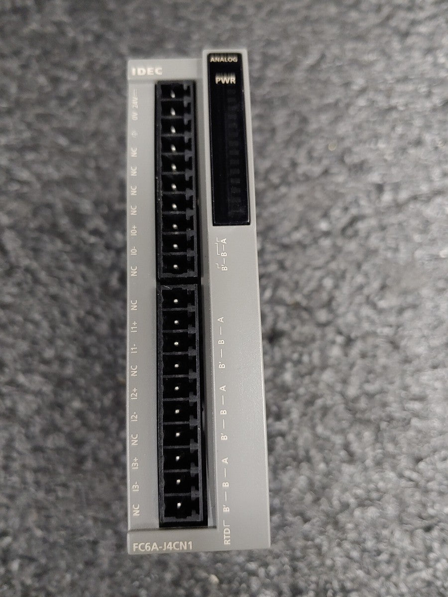 IDEC FC6A-J4CN1 FC6A MicroSmart PLC 4pt Universal Analog Input Module|388078034220