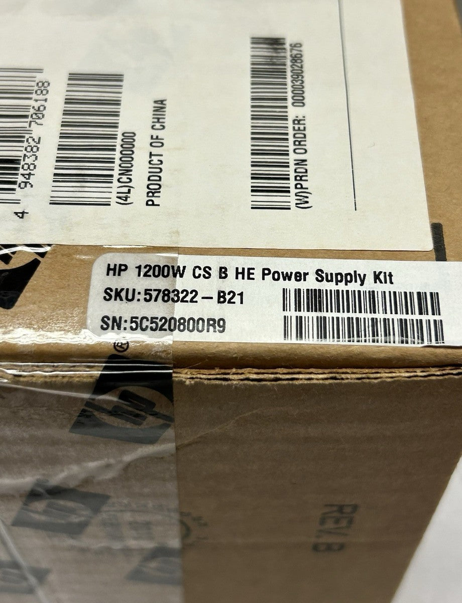 Factory Sealed in Box HP 1200w CS B HE Power Supply Kit 578322-B21|257283239311