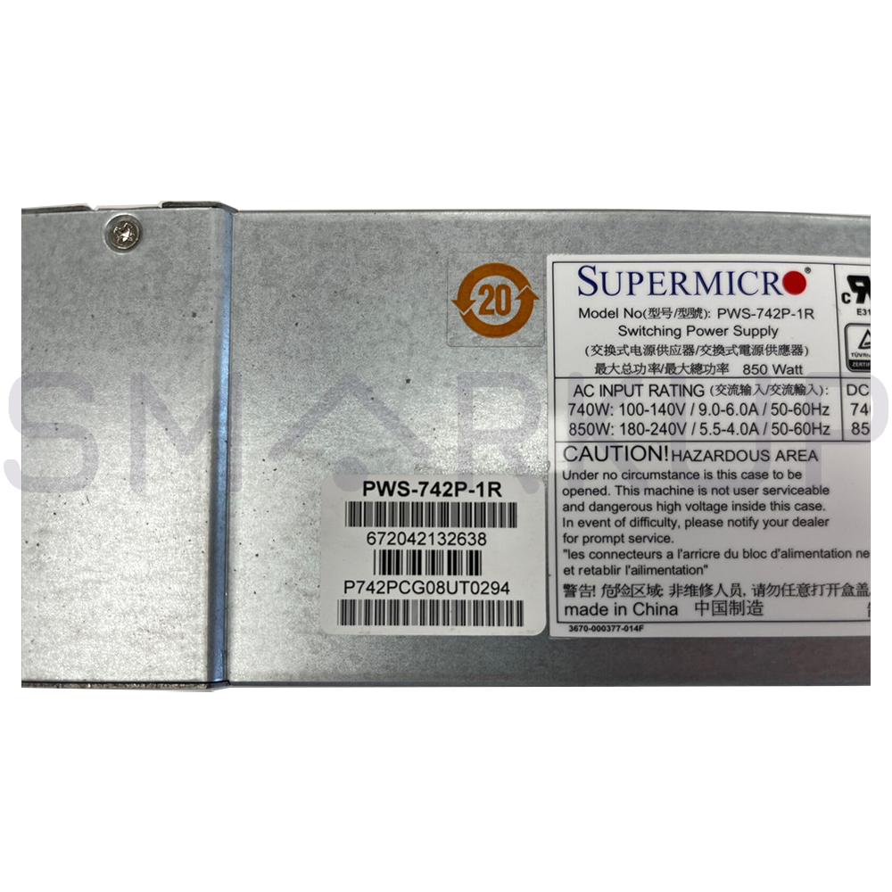 Used & Tested SUPERMICRO PWS-742P-1R Micro Server Power Supply|364891464695
