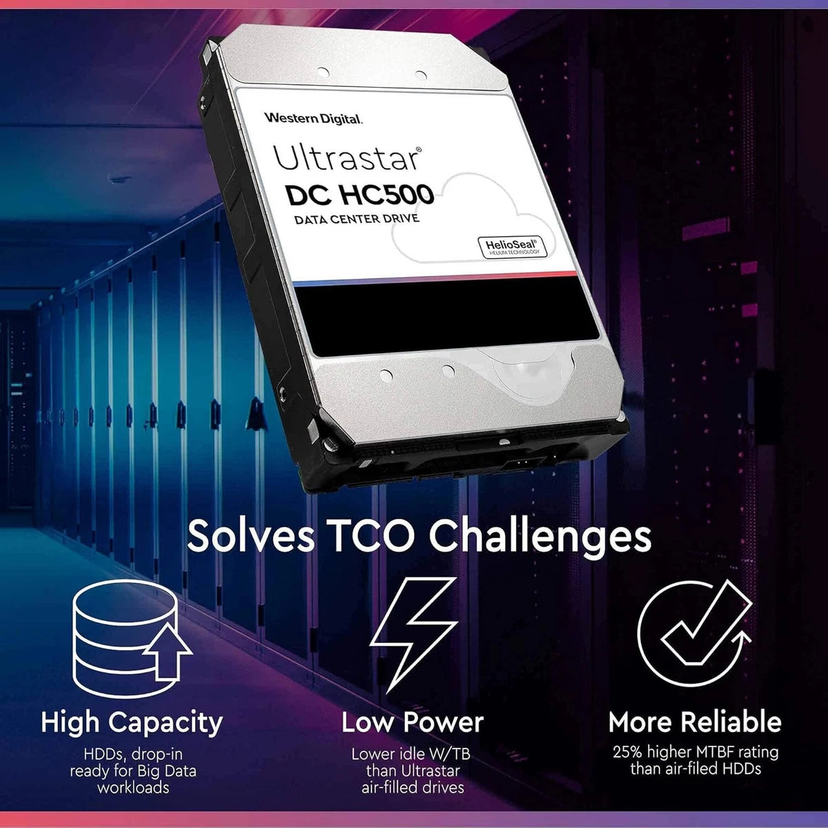 WD Ultrastar DC HC550 18TB SATA 6G 3.5" 7200RPM Enterprise HDD - WUH721818ALE6L4|167355610430