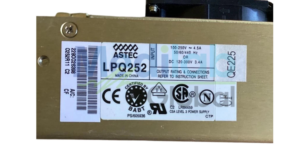 astec LPQ252-CF Power Supply PN: 2280026398|306385547783