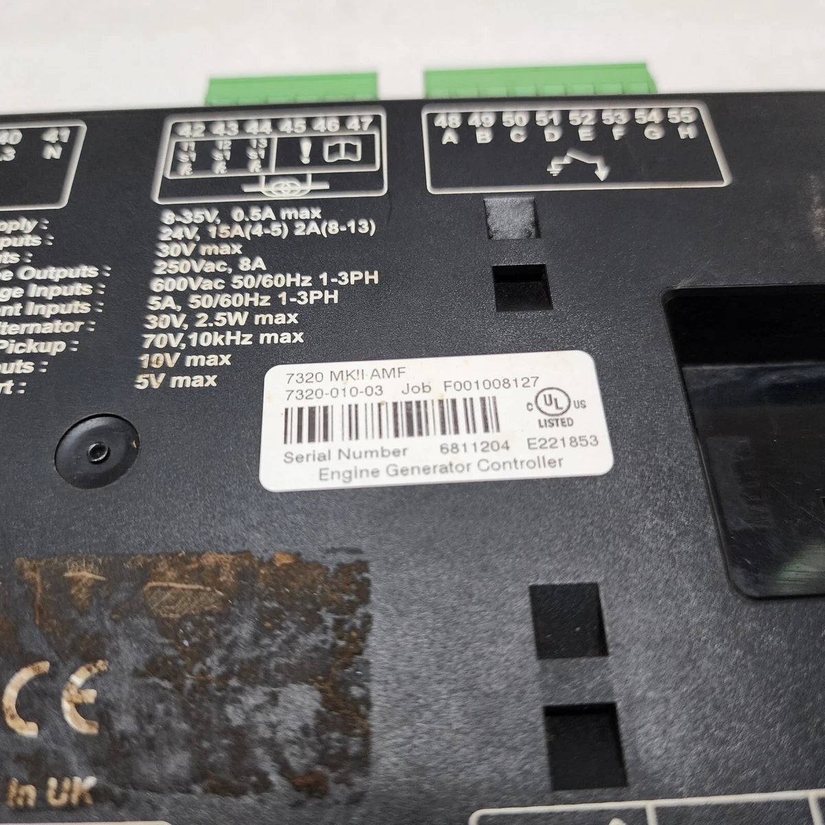 DEEP SEA ELECTRONICS DSE 7320 MKII AMF CONTROLLER FOR GENERATOR MAINS FAILURE CO|404015628551