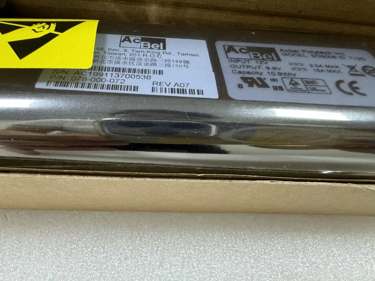 New 078-000-072 EMC VNX3100 VNXE3200 Controller Battery (wide connector